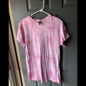 Wild fable tie-dye short sleeve shirt.  XS. Pink.